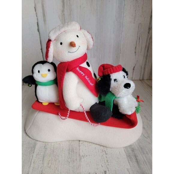 Hallmark Snow what fun Jingle pals Xmas animated decor figure - Picture 1 of 9
